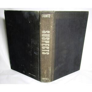Suspects by William J. Caunitz (1986) Hardcover Novel Police Procedural Thriller